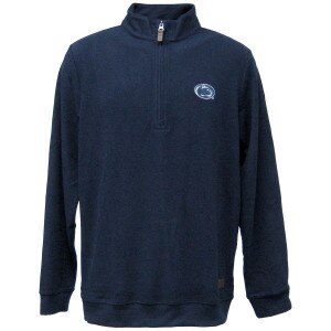 navy TravisMathew 1/4 zip with Penn State Athletic Logo